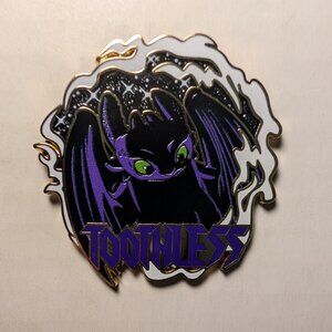 How To Train Your Dragon Mystery Series Toothless Enamel Pin Official Badge